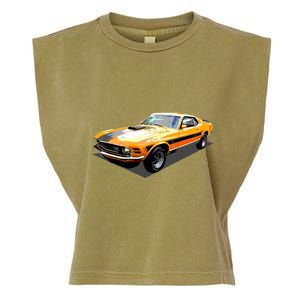 1970 Ford Mustang Mach I, Ideal Birthday Present Or Gift Garment-Dyed Women's Muscle Tee