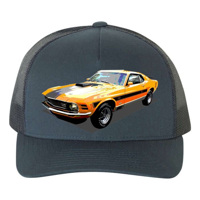 1970 Ford Mustang Mach I, Ideal Birthday Present Or Gift Yupoong Adult 5-Panel Trucker Hat