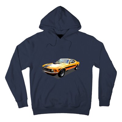 1970 Ford Mustang Mach I, Ideal Birthday Present Or Gift Hoodie