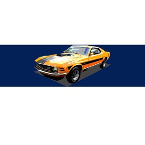 1970 Ford Mustang Mach I, Ideal Birthday Present Or Gift Bumper Sticker