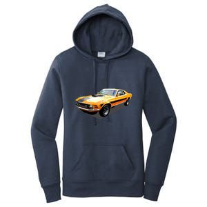 1970 Ford Mustang Mach I, Ideal Birthday Present Or Gift Women's Pullover Hoodie