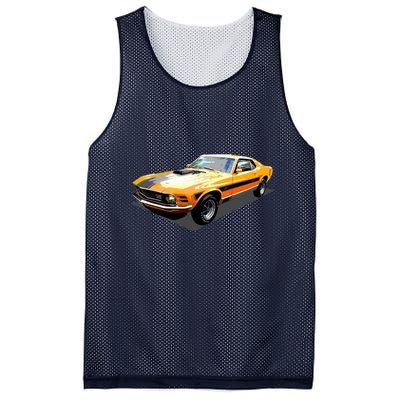 1970 Ford Mustang Mach I, Ideal Birthday Present Or Gift Mesh Reversible Basketball Jersey Tank