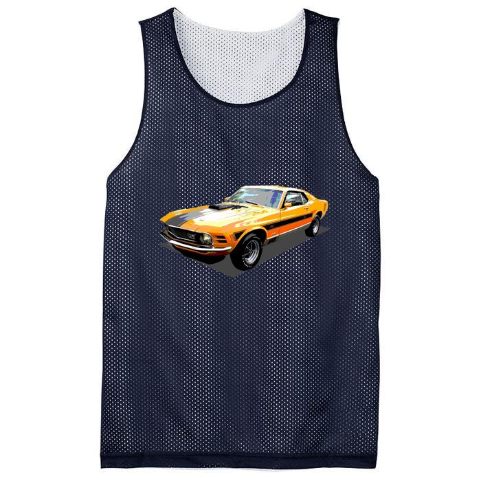 1970 Ford Mustang Mach I, Ideal Birthday Present Or Gift Mesh Reversible Basketball Jersey Tank