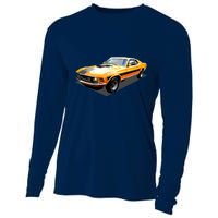 1970 Ford Mustang Mach I, Ideal Birthday Present Or Gift Cooling Performance Long Sleeve Crew