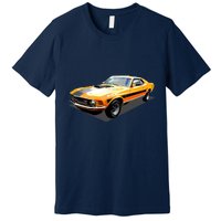 1970 Ford Mustang Mach I, Ideal Birthday Present Or Gift Premium T-Shirt