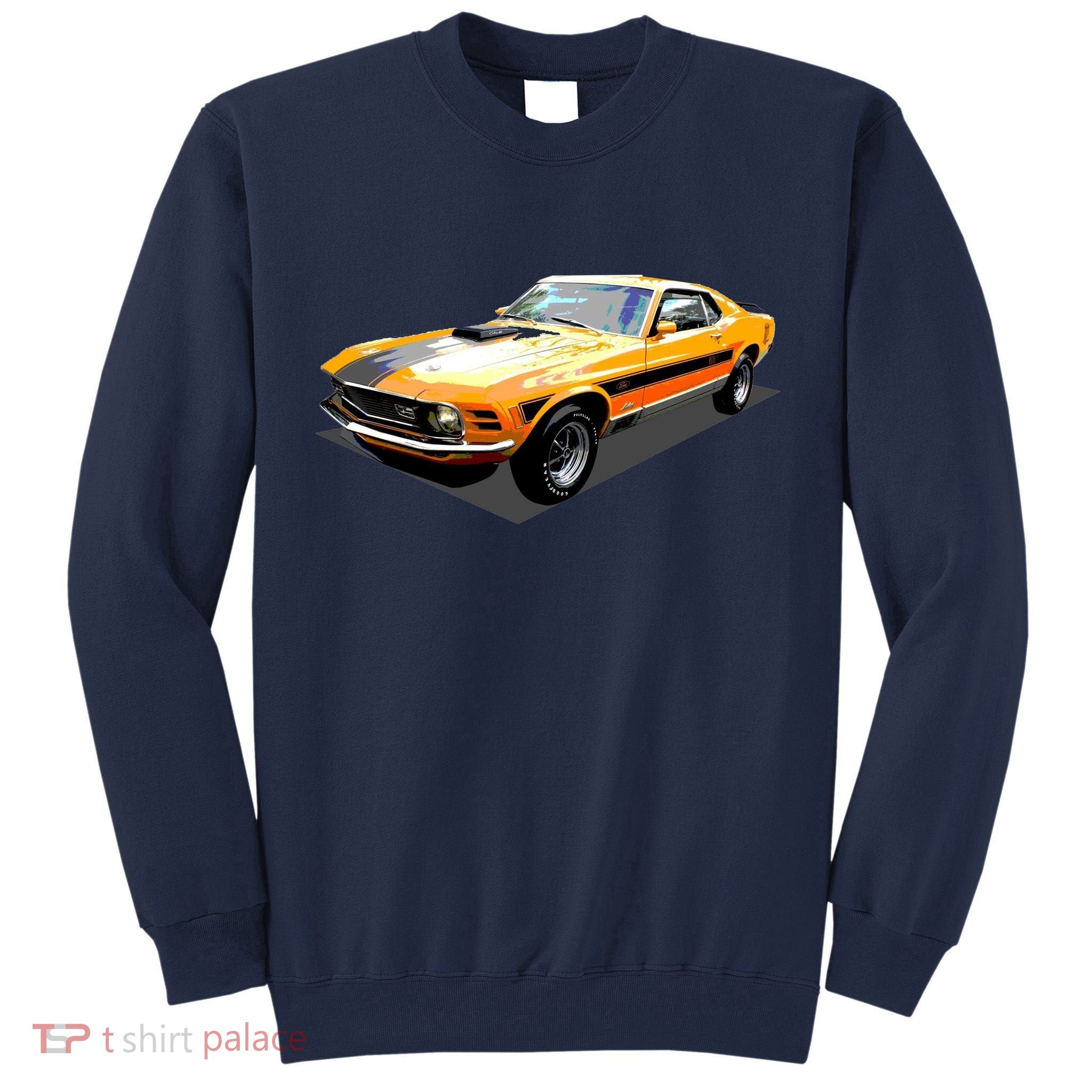 1970 Ford Mustang Mach I, Ideal Birthday Present Or Gift Tall Sweatshirt
