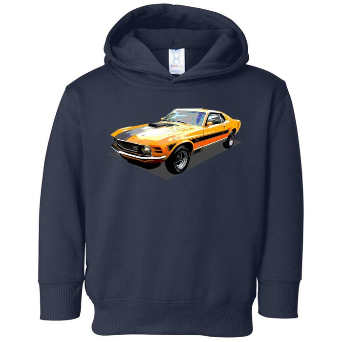 1970 Ford Mustang Mach I, Ideal Birthday Present Or Gift Toddler Hoodie