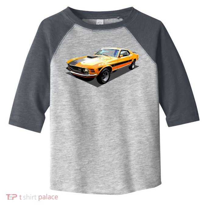 1970 Ford Mustang Mach I, Ideal Birthday Present Or Gift Toddler Fine Jersey T-Shirt