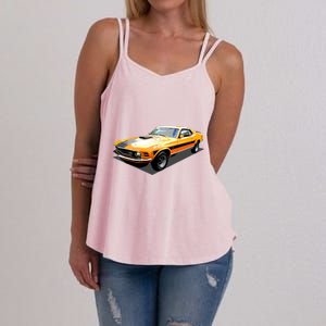 1970 Ford Mustang Mach I, Ideal Birthday Present Or Gift Women's Strappy Tank