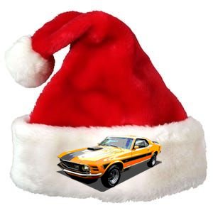 1970 Ford Mustang Mach I, Ideal Birthday Present Or Gift Premium Christmas Santa Hat