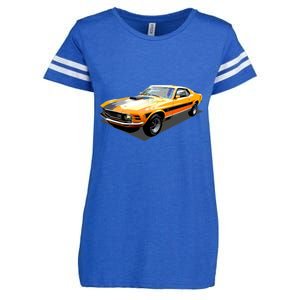 1970 Ford Mustang Mach I, Ideal Birthday Present Or Gift Enza Ladies Jersey Football T-Shirt