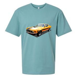 1970 Ford Mustang Mach I, Ideal Birthday Present Or Gift Sueded Cloud Jersey T-Shirt