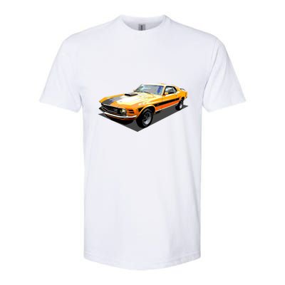 1970 Ford Mustang Mach I, Ideal Birthday Present Or Gift Softstyle CVC T-Shirt