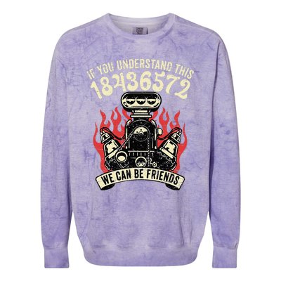 18436572 Firing Order Colorblast Crewneck Sweatshirt