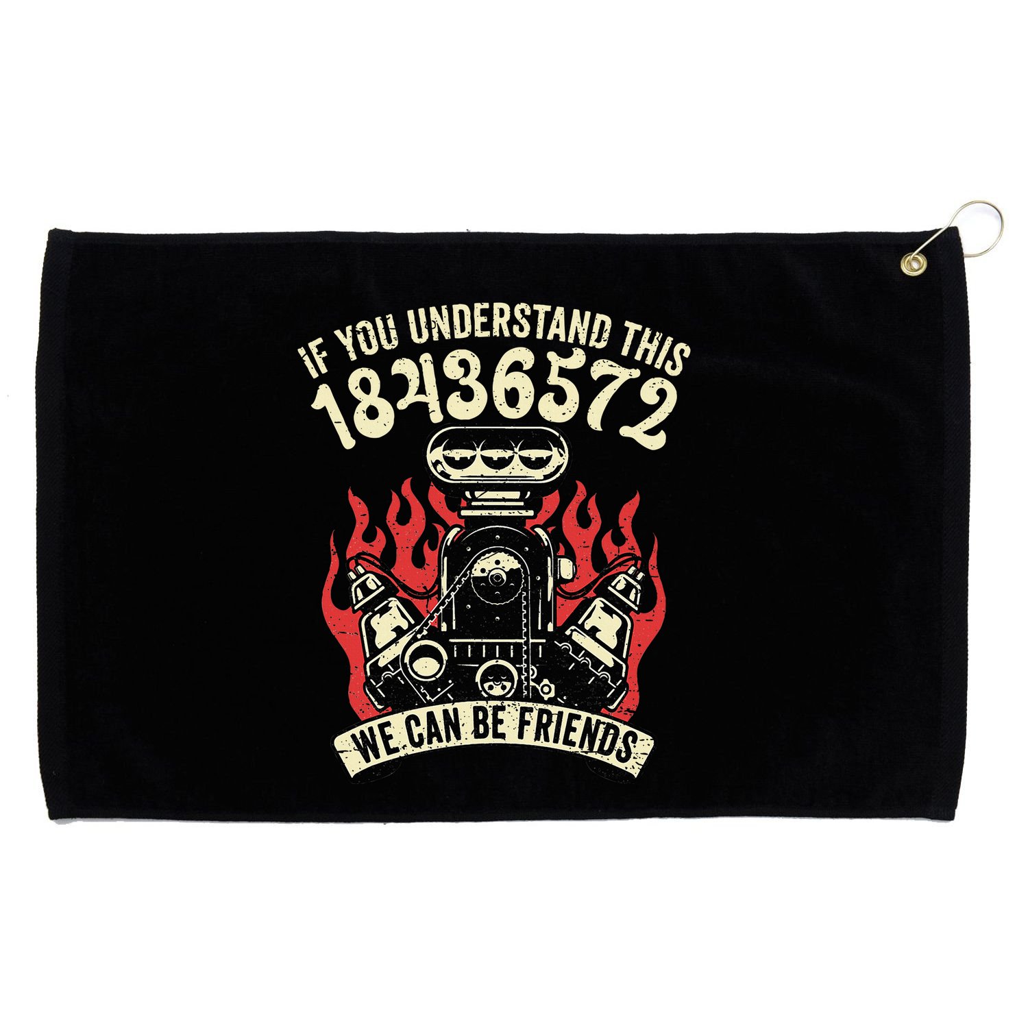 18436572 Firing Order Grommeted Golf Towel