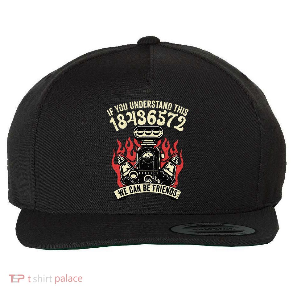 18436572 Firing Order Wool Snapback Cap