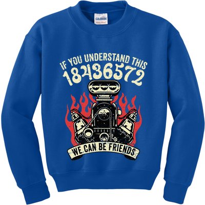 18436572 Firing Order Kids Sweatshirt