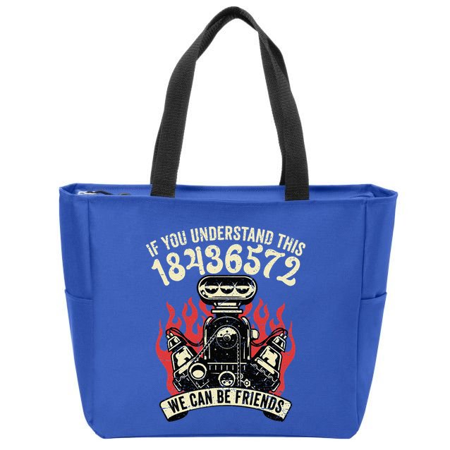18436572 Firing Order Zip Tote Bag
