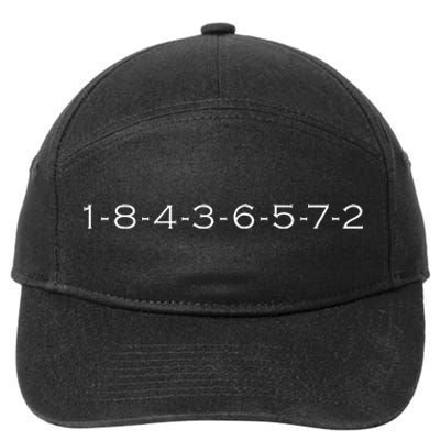 18436572 Firing Order Small Block Engine V8 Big Block 7-Panel Snapback Hat