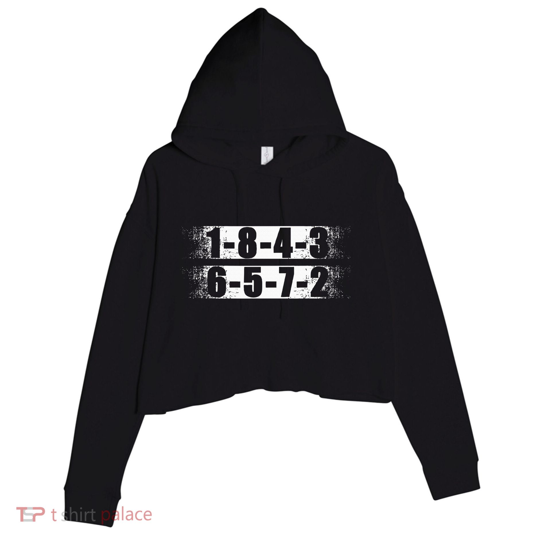 18436572 Firing Order Vintage Crop Fleece Hoodie