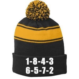 18436572 Firing Order Small Block Engine Stripe Pom Pom Beanie