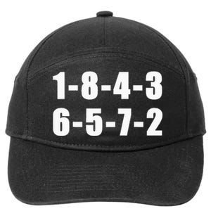 18436572 Firing Order Small Block Engine 7-Panel Snapback Hat