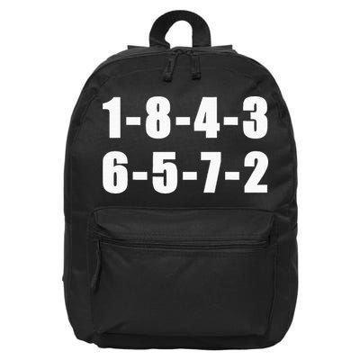 18436572 Firing Order Small Block Engine 16 in Basic Backpack