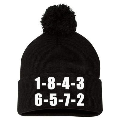 18436572 Firing Order Small Block Engine Pom Pom 12in Knit Beanie