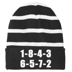 18436572 Firing Order Small Block Engine Striped Beanie with Solid Band