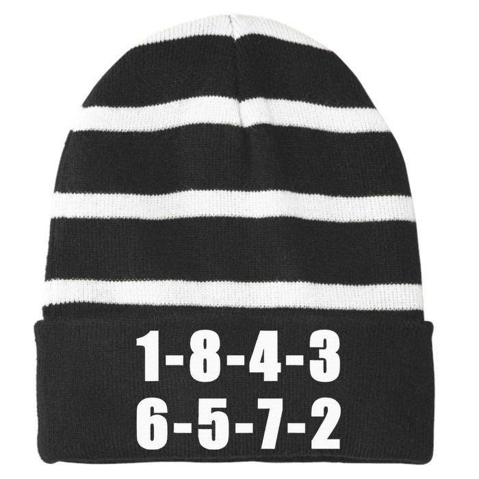 18436572 Firing Order Small Block Engine Striped Beanie with Solid Band