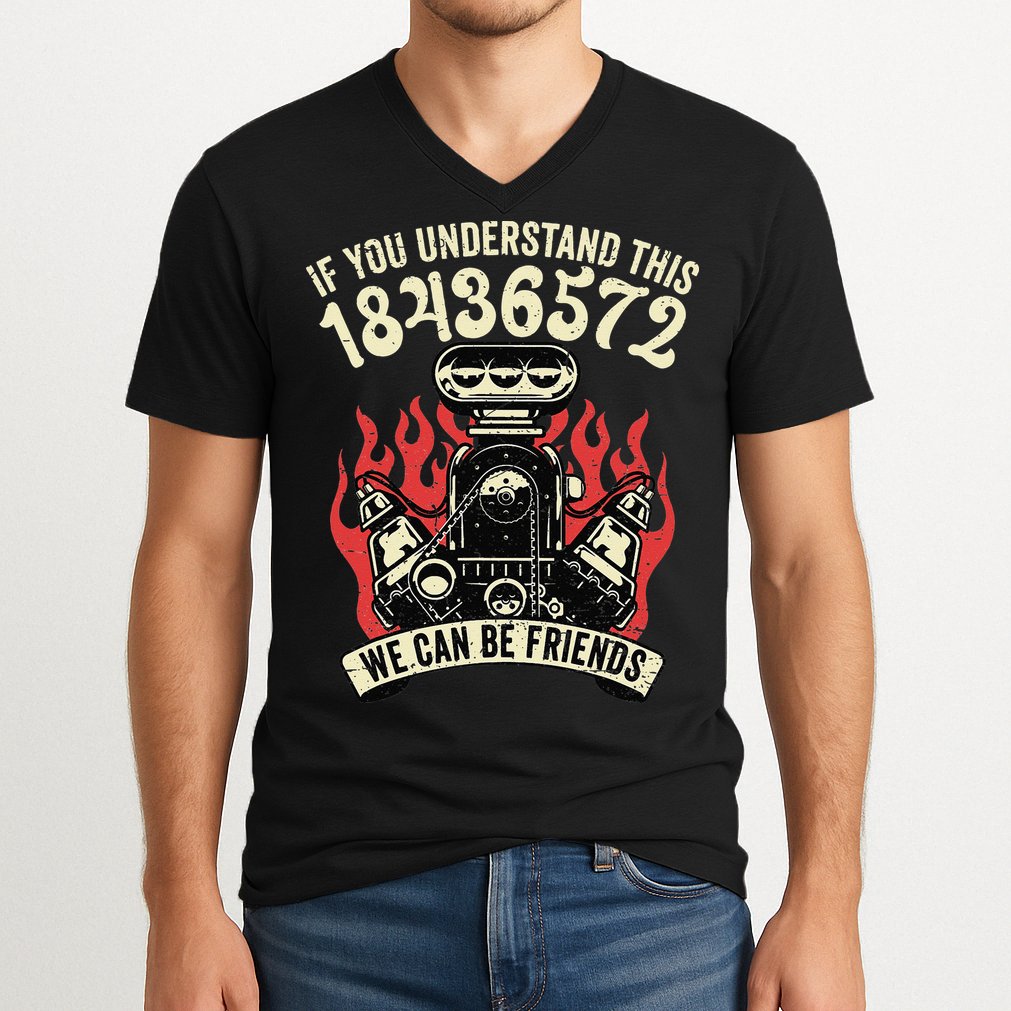 18436572 Firing Order V-Neck T-Shirt