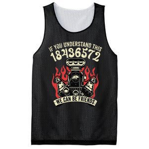 18436572 Firing Order Mesh Reversible Basketball Jersey Tank