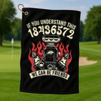 18436572 Firing Order Golf Towel