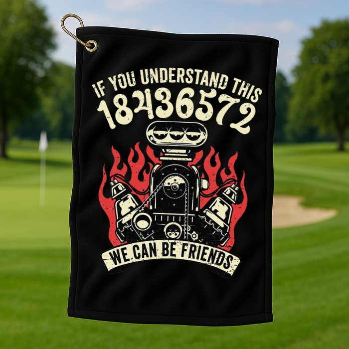 18436572 Firing Order Golf Towel