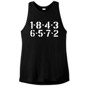 18436572 Firing Order Big Block Engine Car Guy Garage Ladies PosiCharge Tri-Blend Wicking Tank