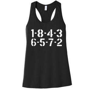 18436572 Firing Order Big Block Engine Car Guy Garage Women's Racerback Tank