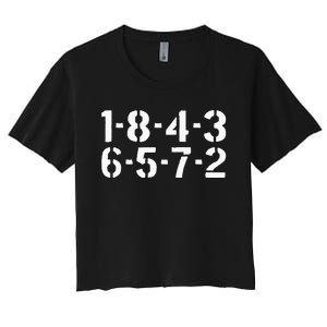 18436572 Firing Order Big Block Engine Car Guy Garage Women's Crop Top Tee