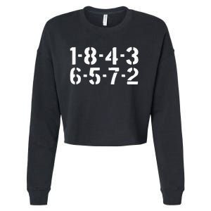 18436572 Firing Order Big Block Engine Car Guy Garage Cropped Pullover Crew