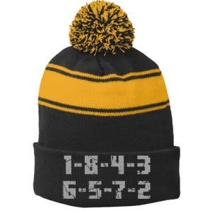 18436572 Firing Order Small Block Engine V8 Big Block Stripe Pom Pom Beanie