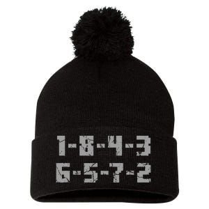 18436572 Firing Order Small Block Engine V8 Big Block Pom Pom 12in Knit Beanie