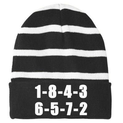 18436572 Firing Order Small Block Engine V8 Big Block Striped Beanie with Solid Band