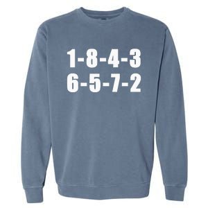 18436572 Firing Order Small Block Engine V8 Big Block Garment-Dyed Sweatshirt