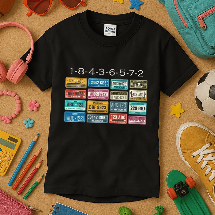 18436572 Firing Order Small Block Engine V8 Big Block Kids T-Shirt