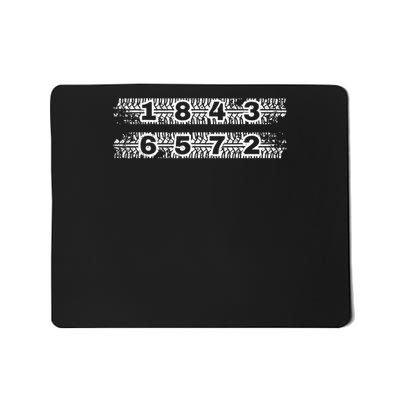 18436572 Firing Order Outfit Gearhead V8 Engine Automotive Mousepad