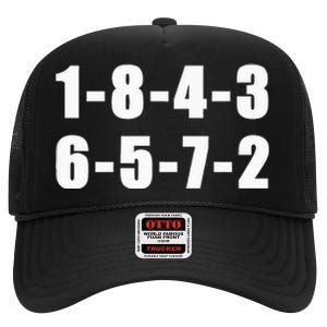 18436572 Firing Order Small Block Engine V8 Big Block High Crown Mesh Back Trucker Hat