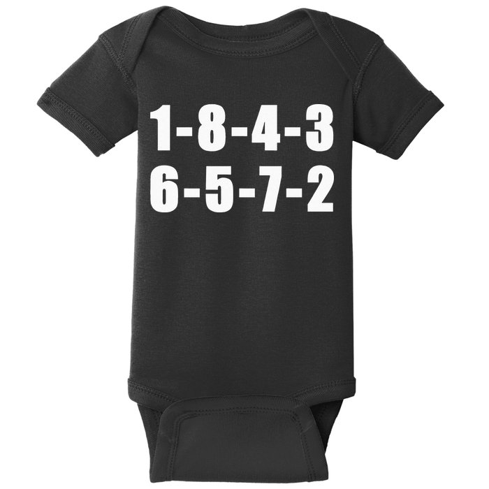 18436572 Firing Order Small Block Engine V8 Big Block Baby Bodysuit
