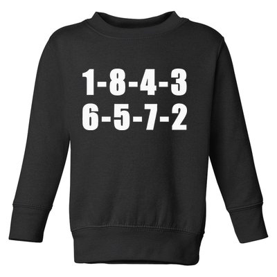 18436572 Firing Order Small Block Engine V8 Big Block Toddler Sweatshirt
