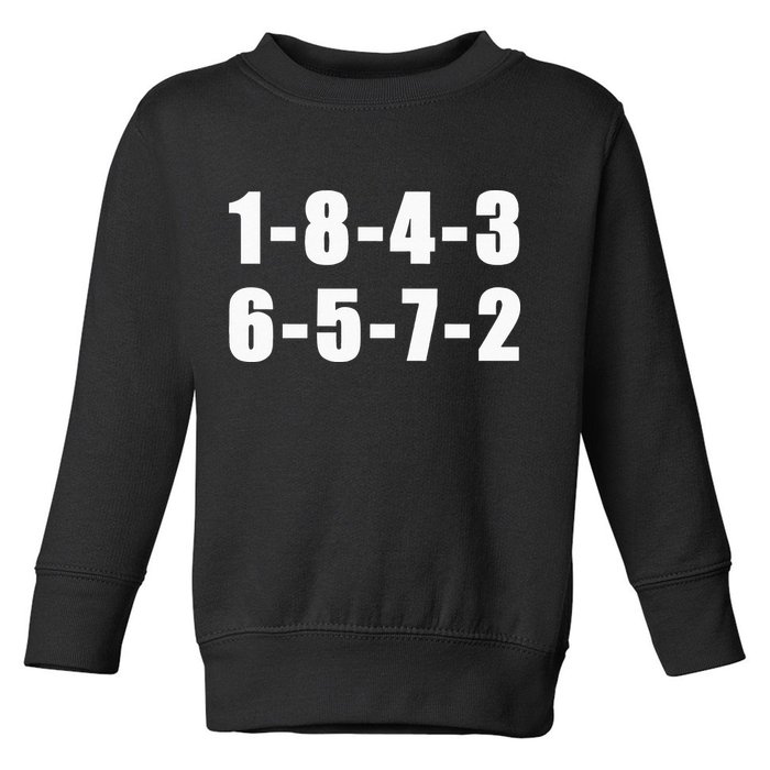 18436572 Firing Order Small Block Engine V8 Big Block Toddler Sweatshirt