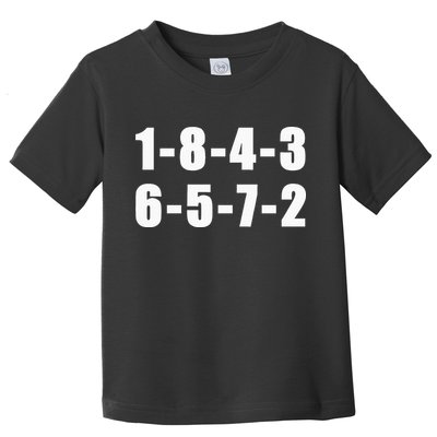 18436572 Firing Order Small Block Engine V8 Big Block Toddler T-Shirt