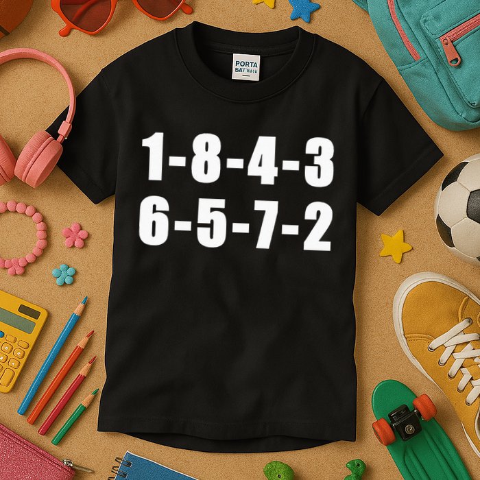 18436572 Firing Order Small Block Engine V8 Big Block Kids T-Shirt